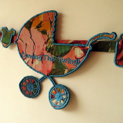 Baby Carriage Maternity Sash