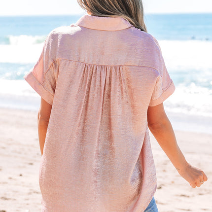 Kiana Metallic Buttoned Shirt