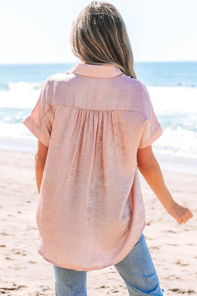 Kiana Metallic Buttoned Shirt