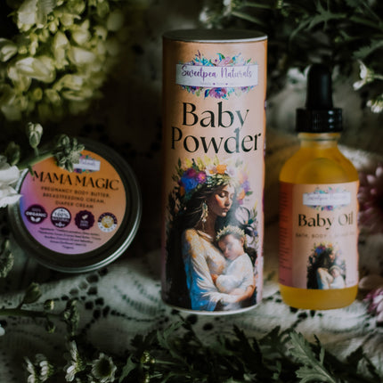 Baby Oil for Bath, Body + Scalp