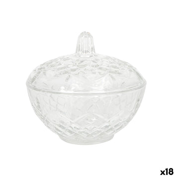 Glass Jar Inde Sisi Transparent (18 Units)