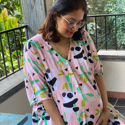 Panda Land Stunningly Simple Maternity Caftan