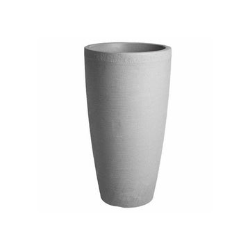Plant pot Strata White 40 x 40 x 75 cm
