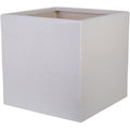 Plant pot Strata Light grey 39 x 38 x 40 cm Plastic Squared