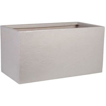 Plant pot Strata Light grey 31 x 60 x 31 cm Plastic Rectangular