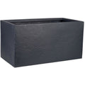 Plant pot Strata 31 x 60 x 31 cm Grey Plastic Rectangular