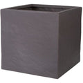 Plant pot Strata 40 x 38 x 40 cm Cement Plastic Squared