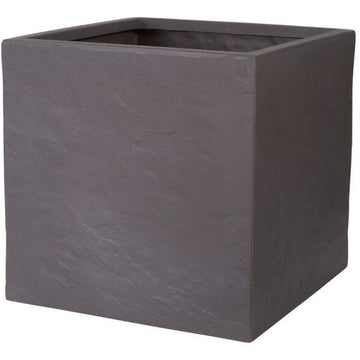 Plant pot Strata 40 x 38 x 40 cm Cement Plastic Squared