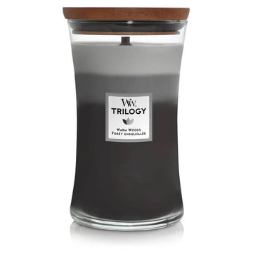 Scented Candle Woodwick Trilogy Large Hourglass Candles