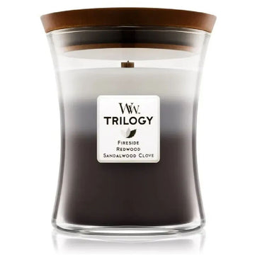 Scented Candle Woodwick Trilogy Medium Hourglass Candles