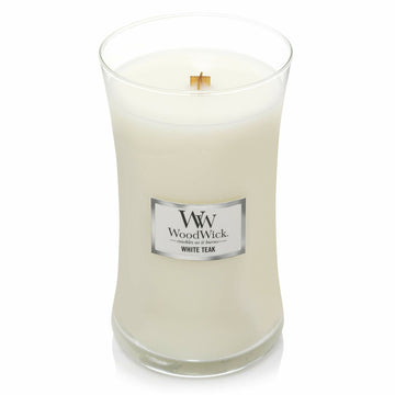 Scented Candle Woodwick Core Large White Teak 609 g