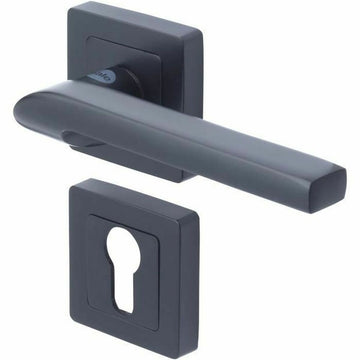Door handle Yale YPP7-S-PE Sienna Black Aluminium