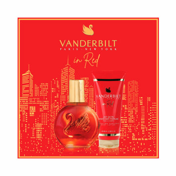 Women's Perfume Set Vanderbilt IN RED 2 Pieces