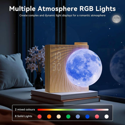 Sunrise Alarm Clock With Moonlight Nightstand Illumination