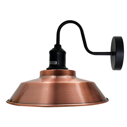 Metal Wall Lights Shade Indoor Retro Wall Sconce Lighting Wall Lamp~1979