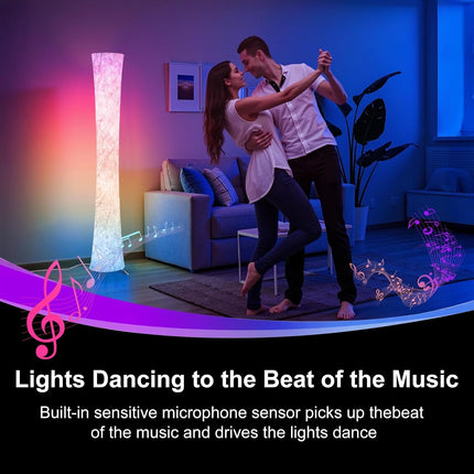 Floor Lamp 61 Inch RGB LED Color Changing Smart Lighting