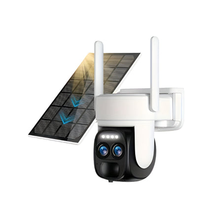 Solar Wireless Security Camera Outdoor 360° HD Zoom