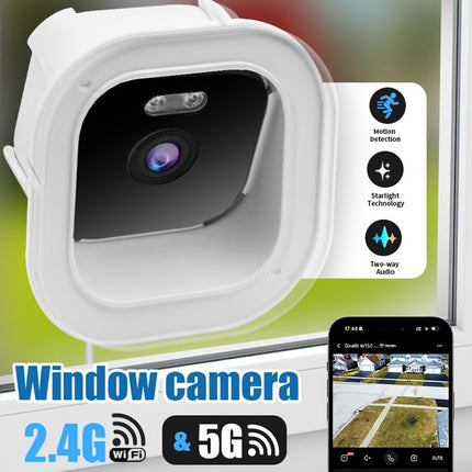 NNETM FHD 3MP Window Security Camera (Dual-Band WiFi)