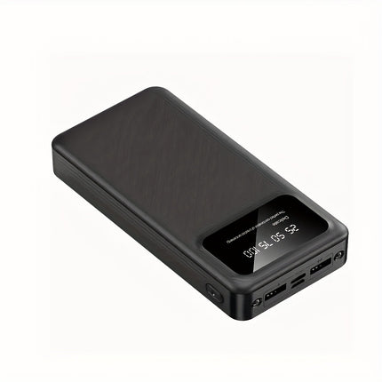NNETM 30000mAh Power Bank – Ultra-Thin Fast Charging with Dual Flashlight