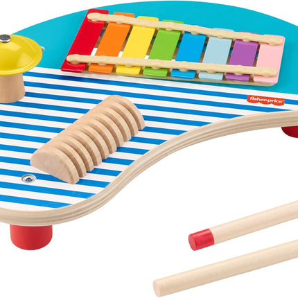 Fisher-Price Wood Toddler Toy Musical Table