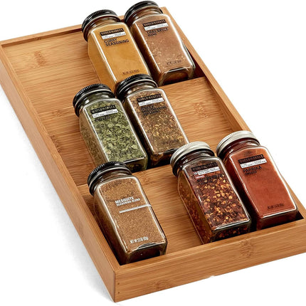 Bamboo Herb & Spice Drawer Organiser – 3 Tier