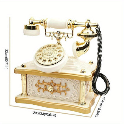 Vintage Telephone Music Box with 8 Melodies