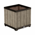 Planter Keter 262635 Oak Resin Plastic Squared