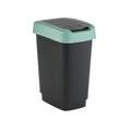 Waste bin Rotho Twist Green Green Plastic 10 L