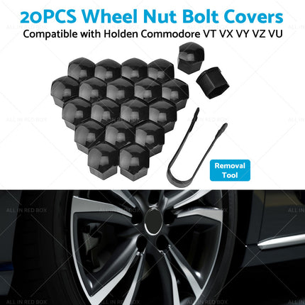 20PCS 19mm Wheel Nut Lug Bolt Covers Caps Suitable for Holden Commodore VB to VZ