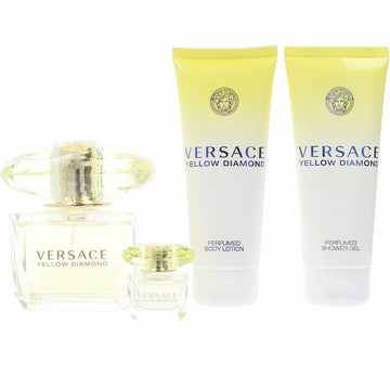 Women's Perfume Set Versace YELLOW DIAMOND 3 Pieces