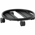 Flowerpot Standt with Wheels Garden ID Black Metal 25 cm