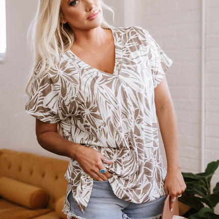 Karter Floral V-Neck Blouse