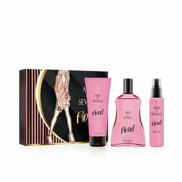 Women's Perfume Set Aire de Sevilla Flow! 3 Pieces