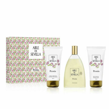Women's Perfume Set Aire de Sevilla Aire de Sevilla Peonía 3 Pieces