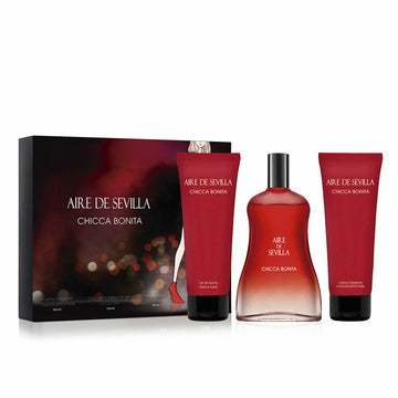 Women's Perfume Set Aire de Sevilla Chicca Bonita 3 Pieces
