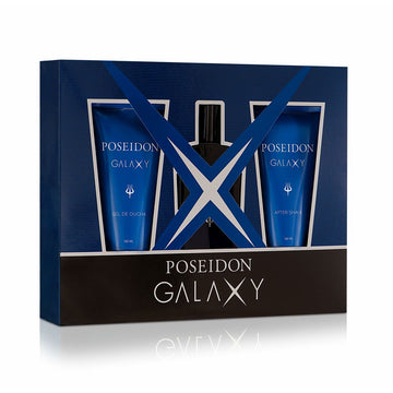 Men's Perfume Set Poseidon POSEIDON GALAXY EDT 3 Pieces