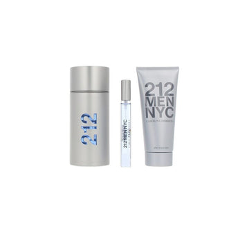 Men's Perfume Set Carolina Herrera 212 NYC MEN 3 Pieces