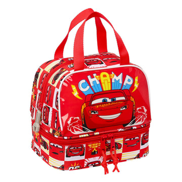 Lunchbox Cars Let's race White Red 20 x 20 x 15 cm