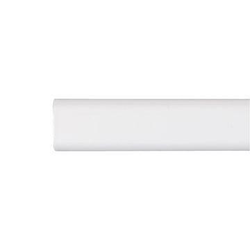Wardrobe rail Stor Planet Cintacor White Oval 150 cm 15 x 25 mm