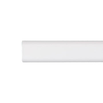 Wardrobe rail Stor Planet Cintacor White Oval 200 cm 15 x 25 mm