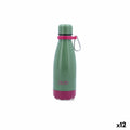 Thermal Bottle Quid Sarao Green 350 ml (12 Units)