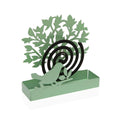 Support for mosquito coils Versa Green Metal 5 x 17 x 17 cm Tree