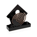 Support for mosquito coils Versa Black Metal 5 x 17 x 17 cm Bird