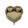 Jewelry box Versa Grey Polyester Metal Mirror MDF Wood 16 X 13,5 X 16 CM Sofa