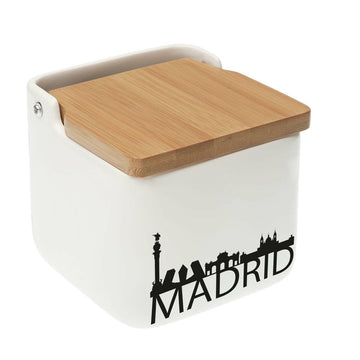 Salt and Pepper Shakers Versa Madrid Ceramic 12,2 x 11,5 x 12,2 cm