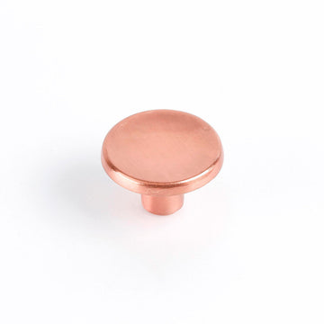 Doorknob Rei 774 Rose Gold Metal Ø 35 x 23 mm (2 Units)