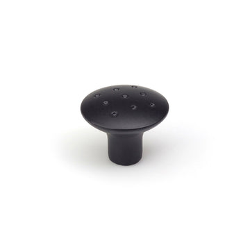 Doorknob Rei e774g Black Metal Ø 35 x 29 mm (2 Units)