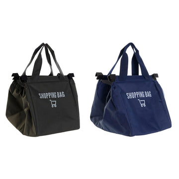 Cool Bag DKD Home Decor Green Navy Blue 24 x 27 x 29 cm (2 Units)