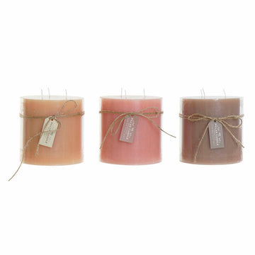 Candle DKD Home Decor (3 pcs) (12 x 12 x 12 cm)