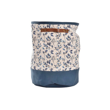 Laundry basket DKD Home Decor Blue White Shabby Chic 30 x 30 x 40 cm